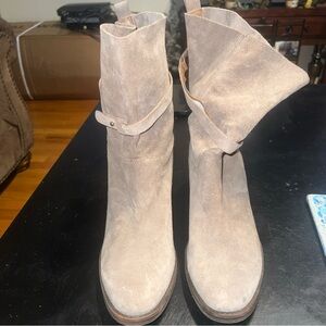 Lucky Brand Women's Tan Ankle Boots